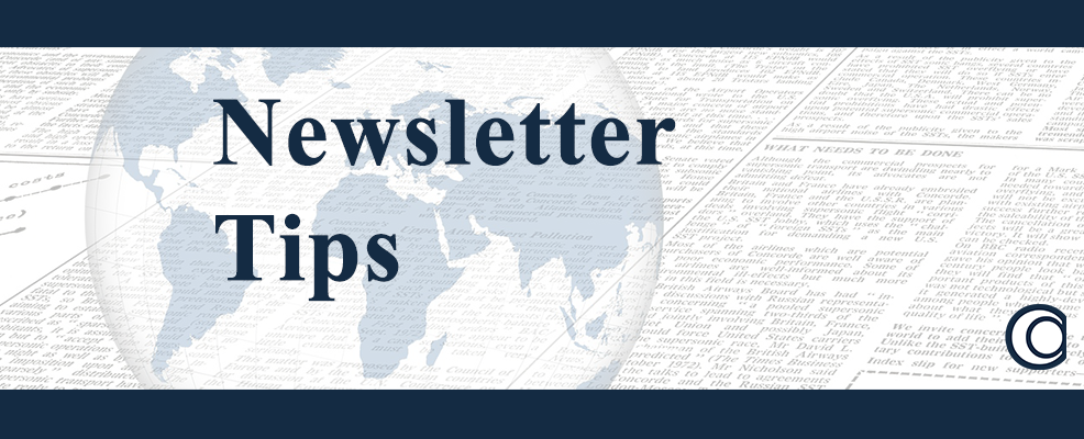 newsletter tips blog